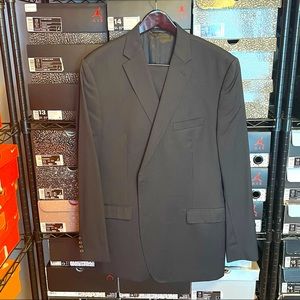 Ralph Lauren Black pinstripe Suit Jacket sz 46L, Pant sz 38x32 - Used/Excellent